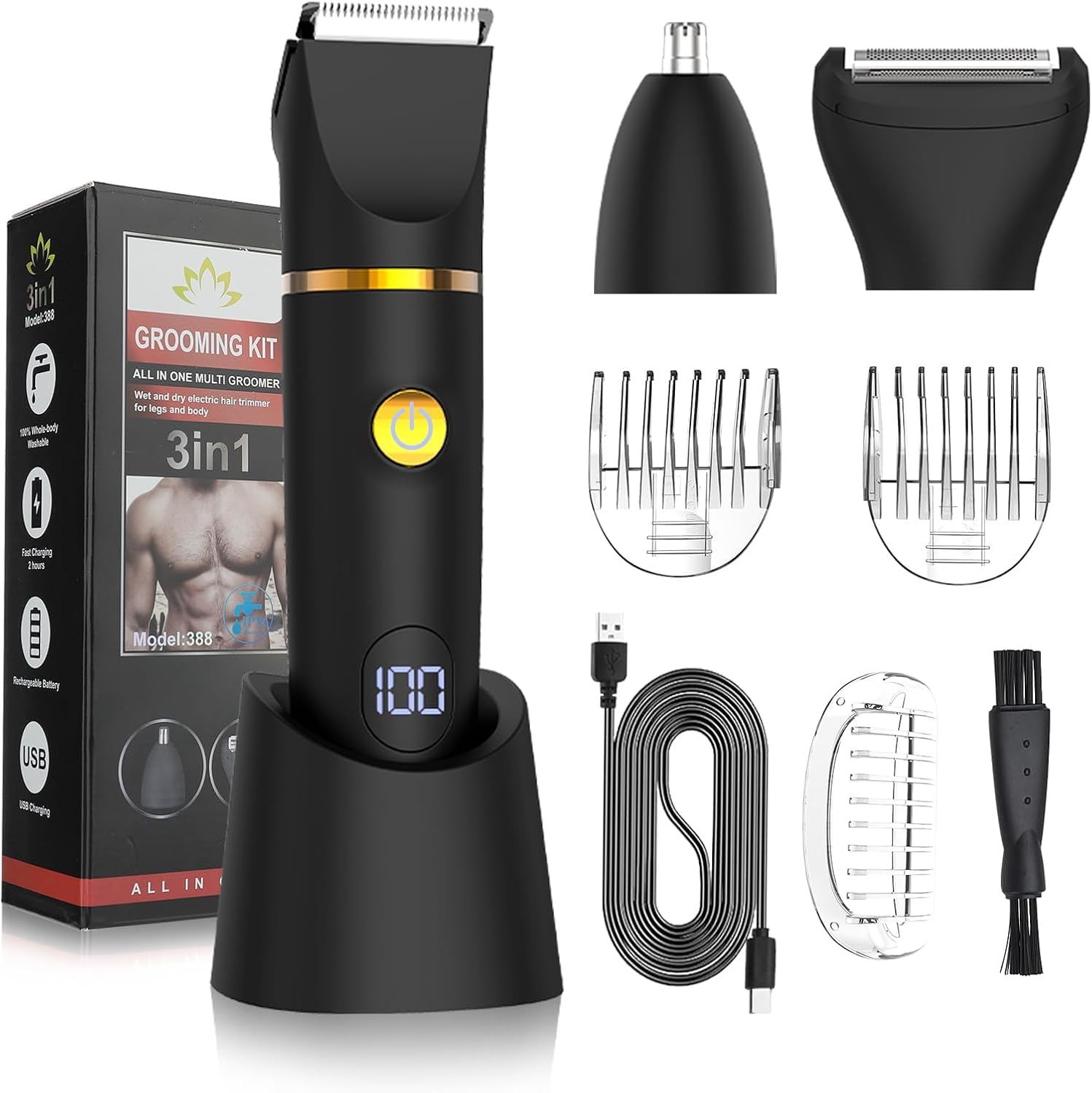 Men'S Grooming Ear Hair - Body Trimmer for Men Woman, 3