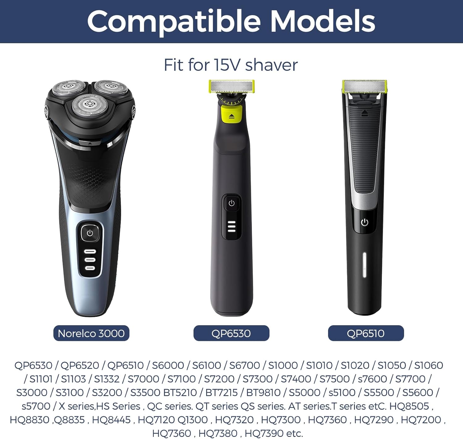 15V HQ8505 Typec Shaver Adapte - Men'S Grooming Shaver recension och pris