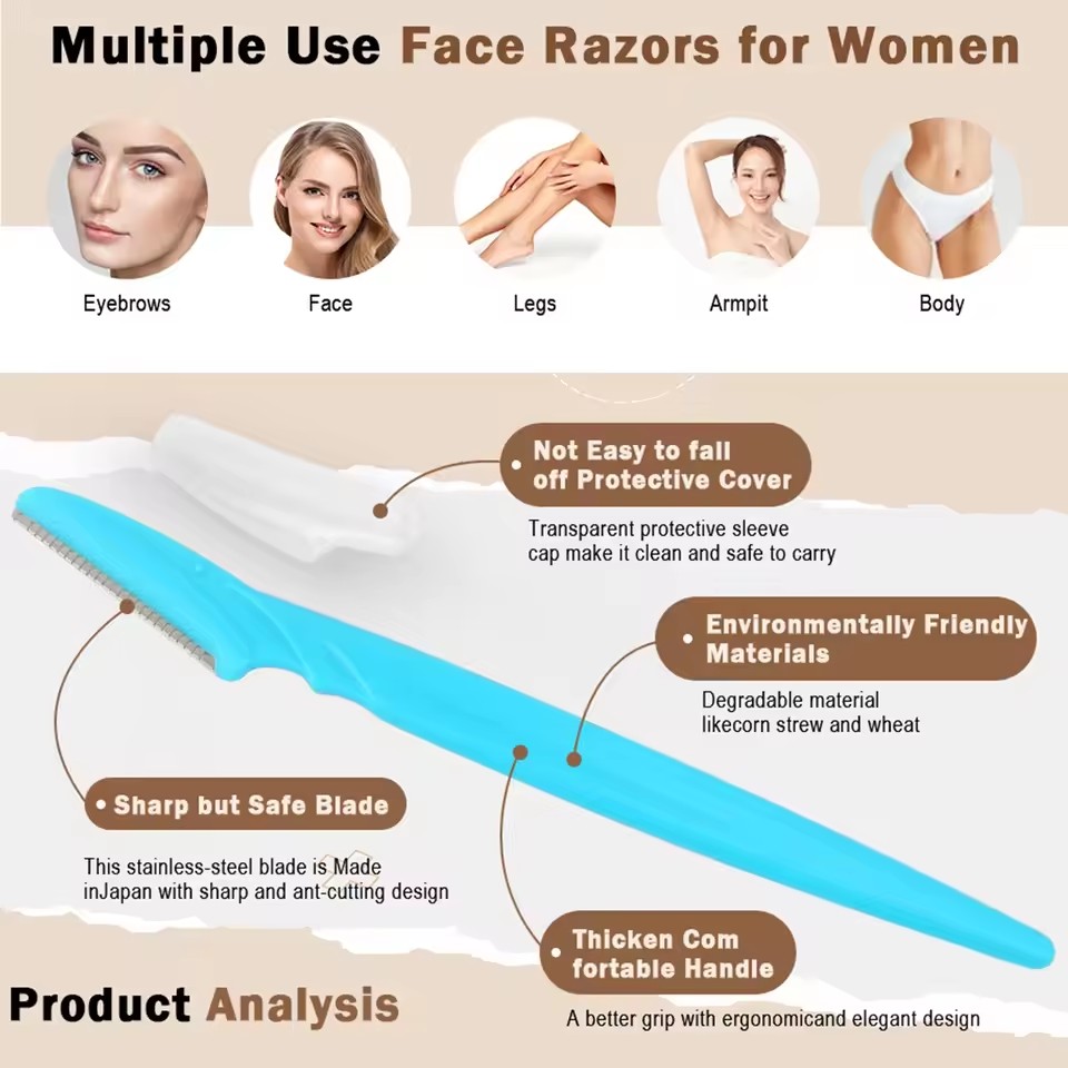 5/10/30/40pcsbrow Razor and Fa - Men'S Grooming Shaver recension och pris