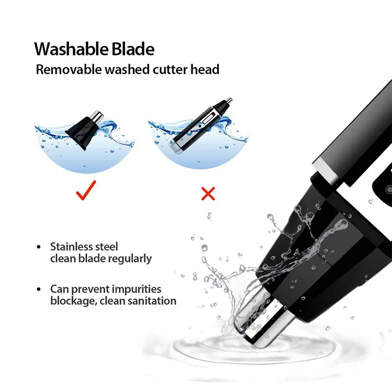 Kemei rechargeable electric al - Men'S Grooming Ear Hair recension och pris