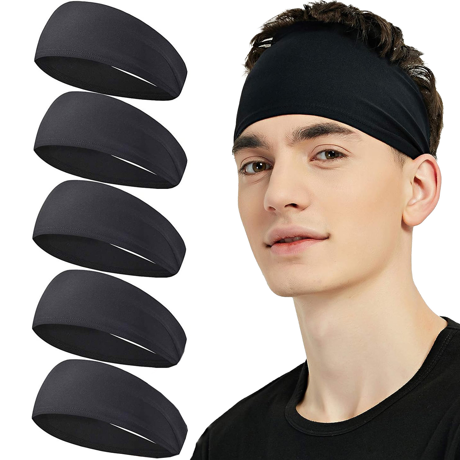 Sweatband for Men Women Elasti - Men'S Grooming Tape recension och pris