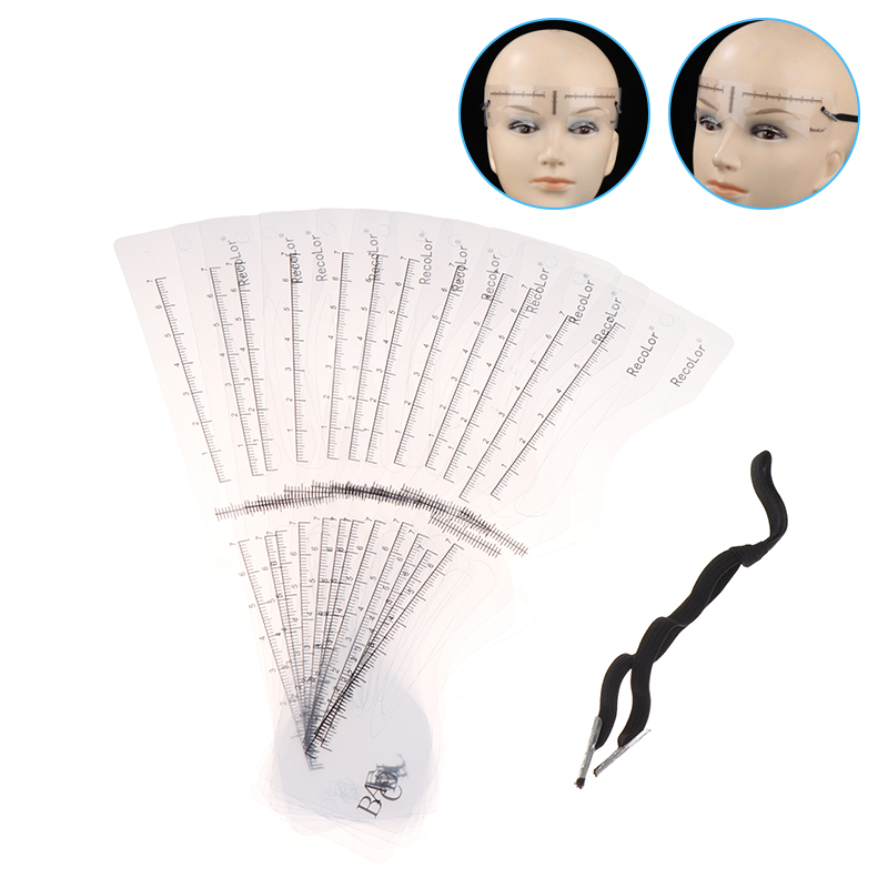 12Pcs Eyebrow Stencil Set Reus - Men'S Grooming Guide recension och pris