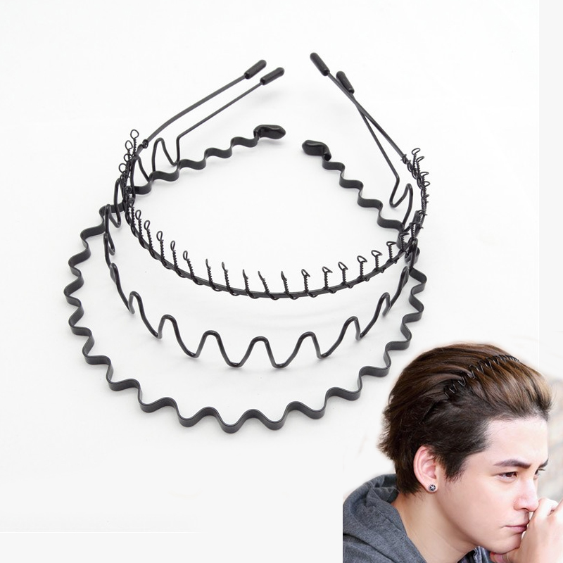 Fashion Black Metal Waved Spor - Men'S Grooming Tape recension och pris