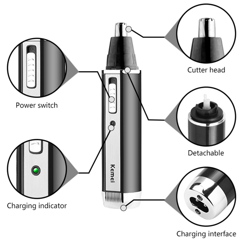 Keme 4in1 Nose Hair Trimmer Fo - Men'S Grooming Ear Hair recension och pris