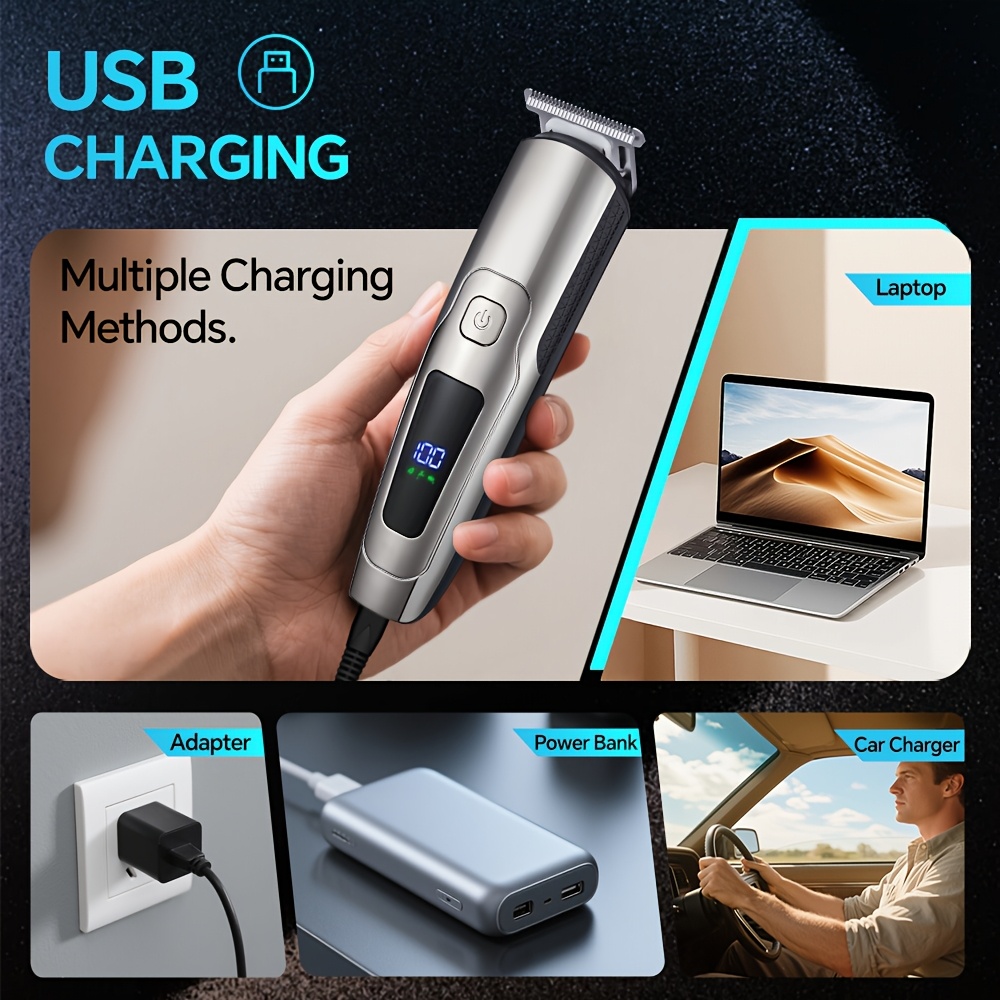 6 in 1 Men's Electric Beard Tr - Men'S Grooming Ear Hair recension och pris